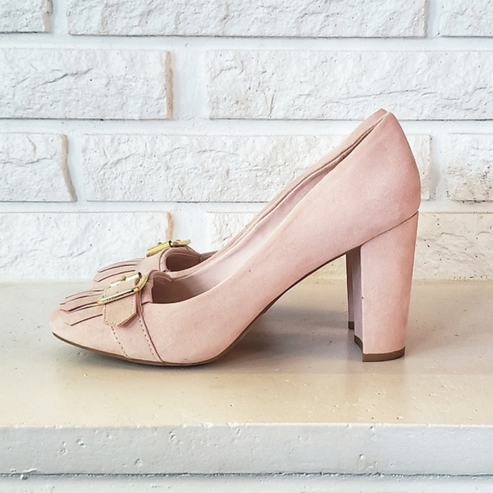 Fergalicious by Fergie Pink Block Heels, Size 9
